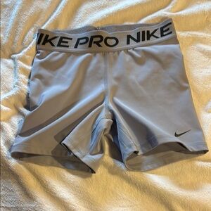Nike Pro Gray Athletic Shorts